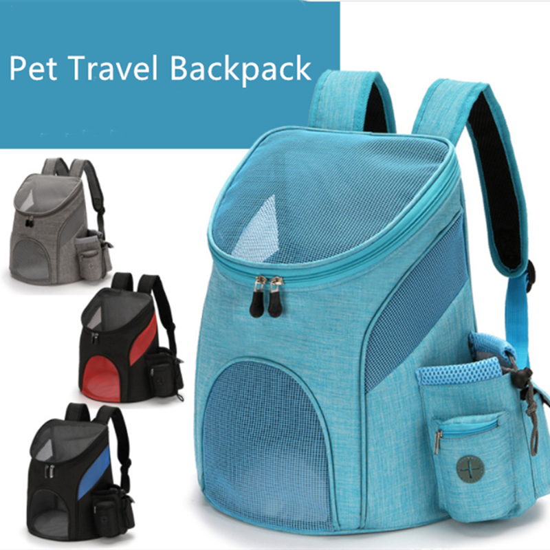 Foldable Pet Dog Travel Double Backpack For Pet Dog Travel