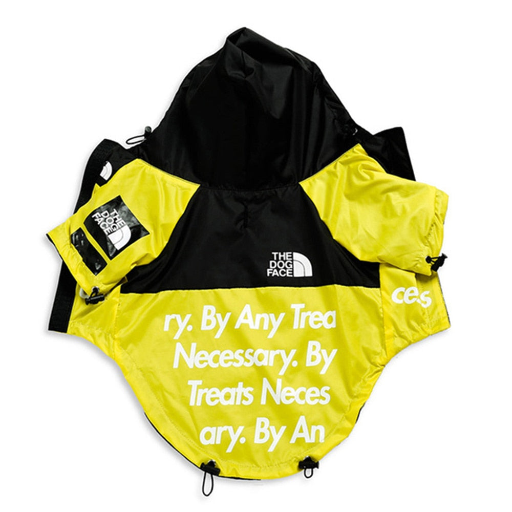 Pet Clothes Fashion Reflective Dog Raincoat Windproof Waterproof Dog Jacket Windbreaker