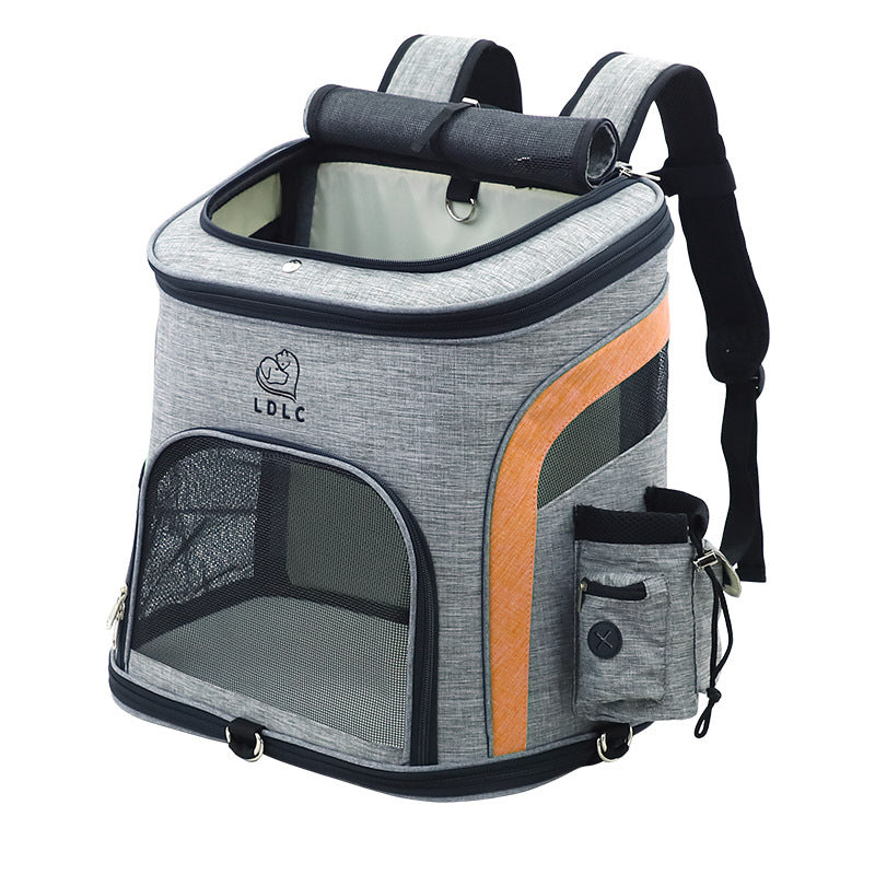 Pet Backpack Cat Backpack Breathable Travel Outdoor Multifunction Backpack Without Fan And Kettle