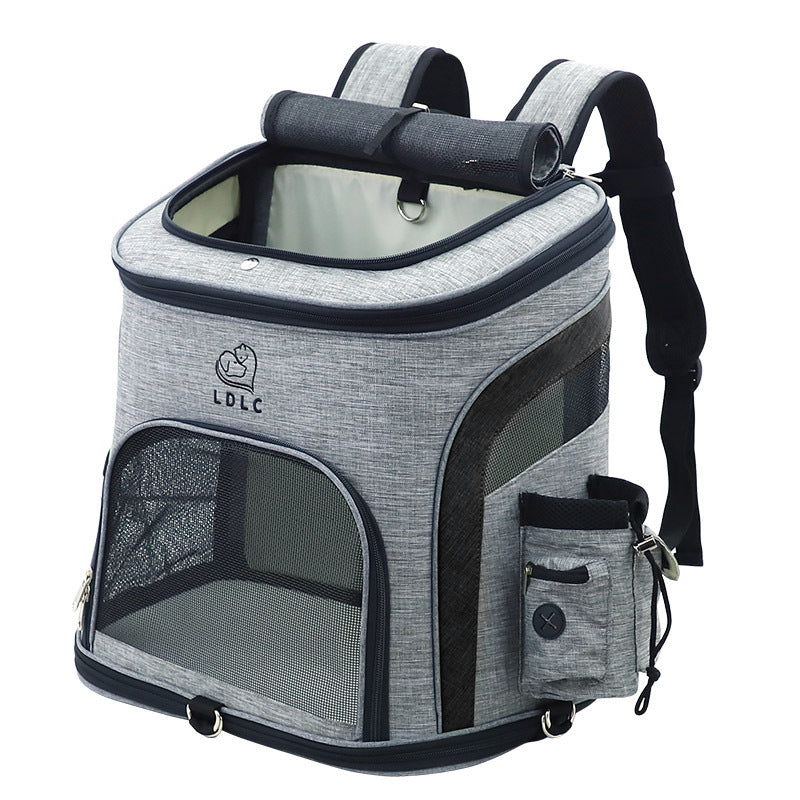 Pet Backpack Cat Backpack Breathable Travel Outdoor Multifunction Backpack Without Fan And Kettle