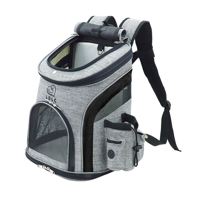 Pet Backpack Cat Backpack Breathable Travel Outdoor Multifunction Backpack Without Fan And Kettle