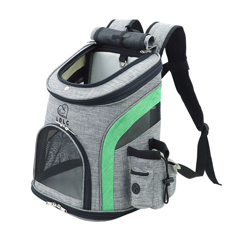 Pet Backpack Cat Backpack Breathable Travel Outdoor Multifunction Backpack Without Fan And Kettle