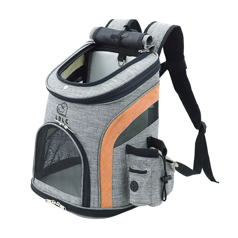 Pet Backpack Cat Backpack Breathable Travel Outdoor Multifunction Backpack Without Fan And Kettle