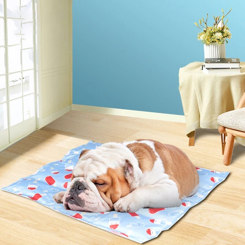 Pet Beds Pet Ice Mat Pet Dog Summer Cool Sleeping Mat