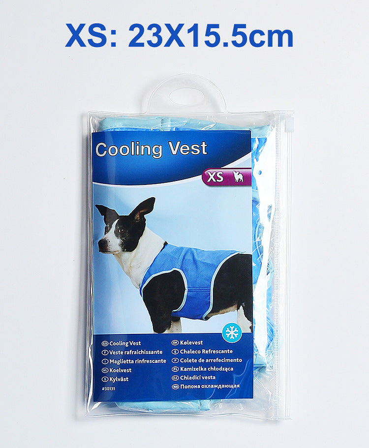 Dog Cooling Vest Summer Heat Sink Artifact Pet Supplies
