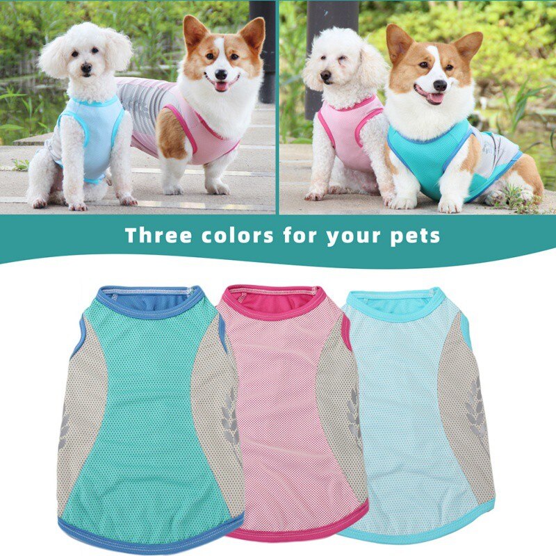 Summer Pet Dog Cooling Vest Reflective Quick-Cooling Dog Jacket