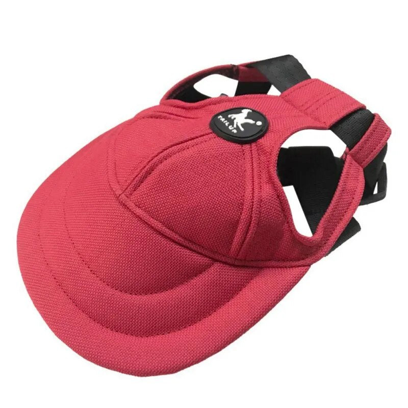 Pet Dog Sunshade Cap Dog Hat Outdoor Baseball Cap Canvas Small Dog Sunscreen