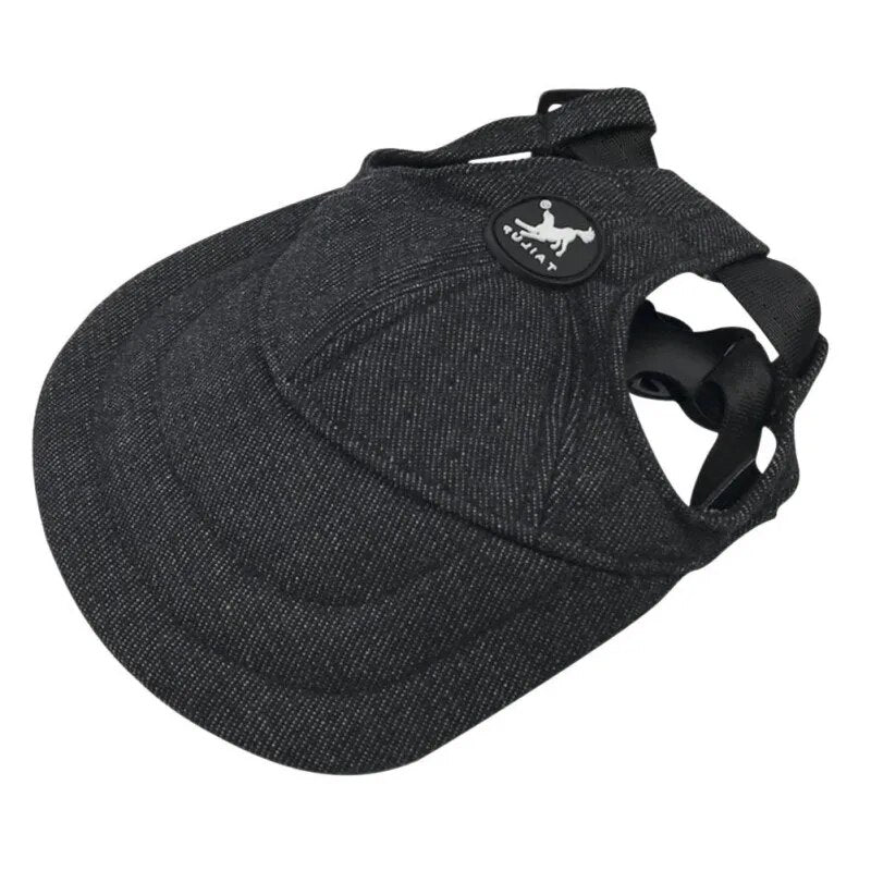 Pet Dog Sunshade Cap Dog Hat Outdoor Baseball Cap Canvas Small Dog Sunscreen