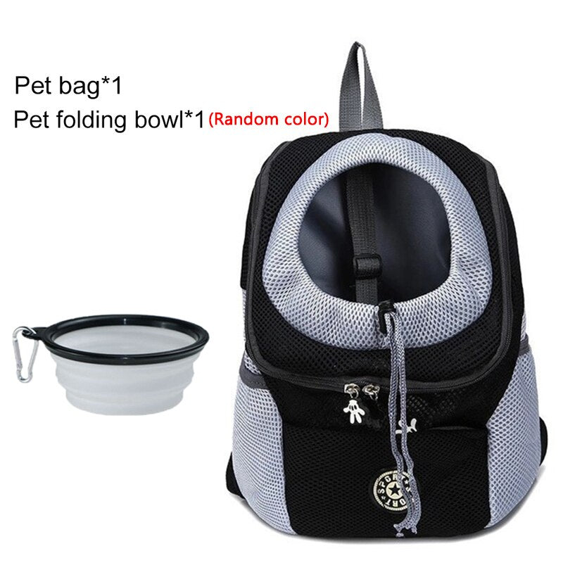 Portable Dog Carrier Bag Double Shoulder Travel Carrier For Dogs Travel Set