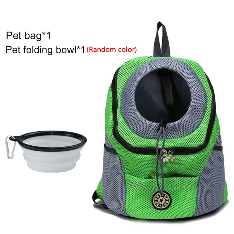 Portable Dog Carrier Bag Double Shoulder Travel Carrier For Dogs Travel Set