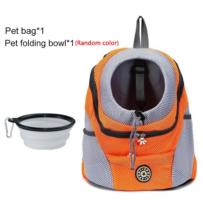 Portable Dog Carrier Bag Double Shoulder Travel Carrier For Dogs Travel Set