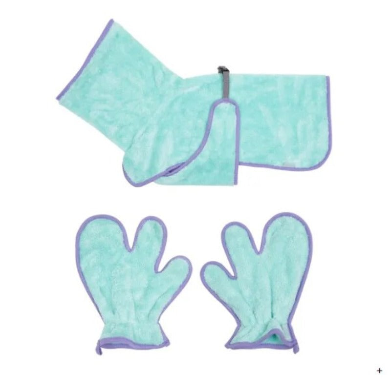 Pet Dog Cat Bathrobe Fine Fiber Absorbent Full Wrap Quick Drying Bathrobe