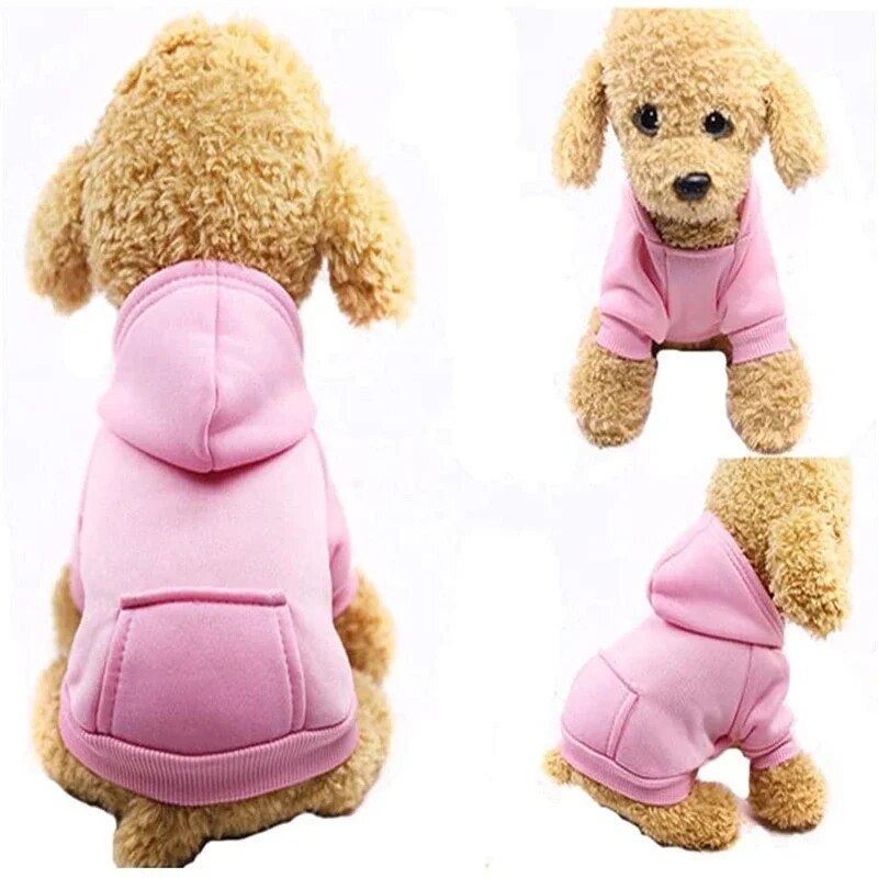 Warm Dogs Coat Puppy Outfit Pet Clothes Dog Hoodies
