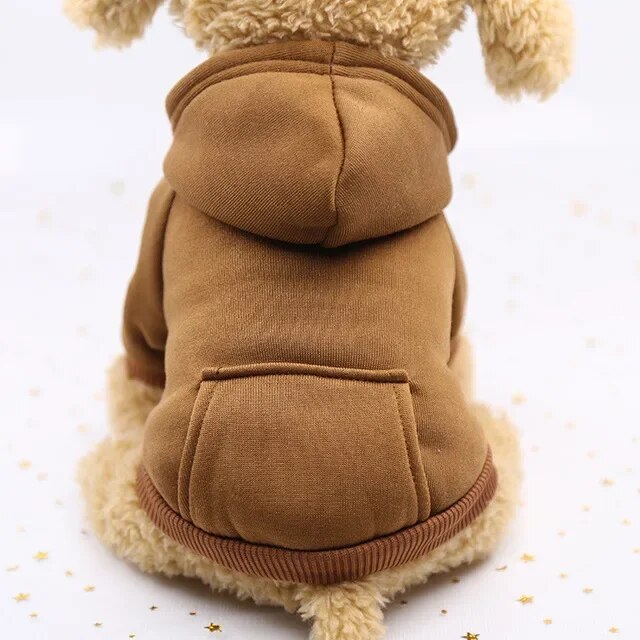 Warm Dogs Coat Puppy Outfit Pet Clothes Dog Hoodies