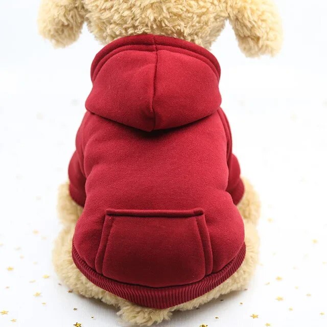 Warm Dogs Coat Puppy Outfit Pet Clothes Dog Hoodies