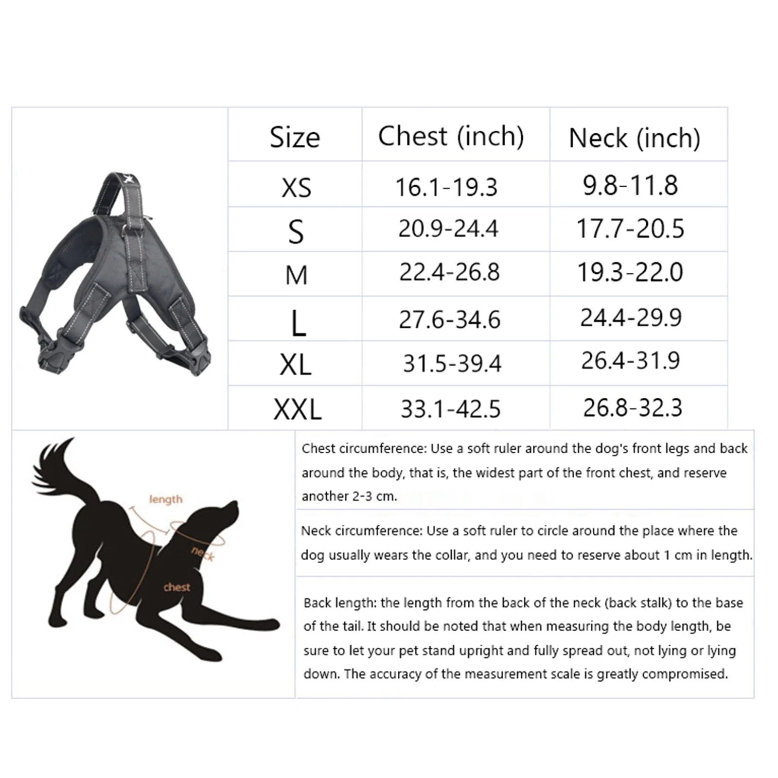 Dog Harness Outdoor Adjustables Pet Vest For Dogs Walking Training