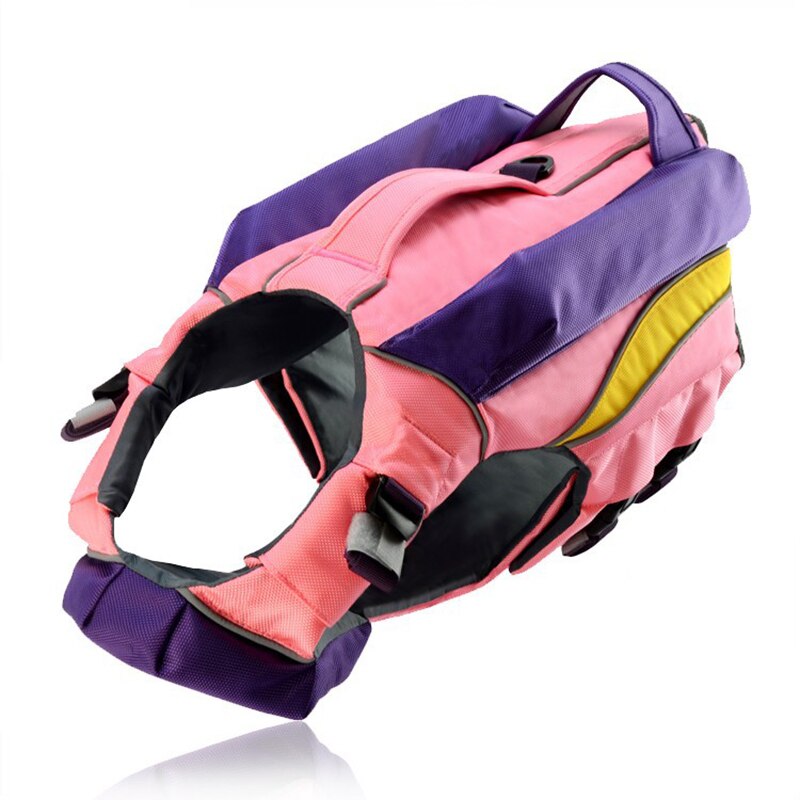 Reflective Breathable Pet Dog Life Jacket With Rear Handle