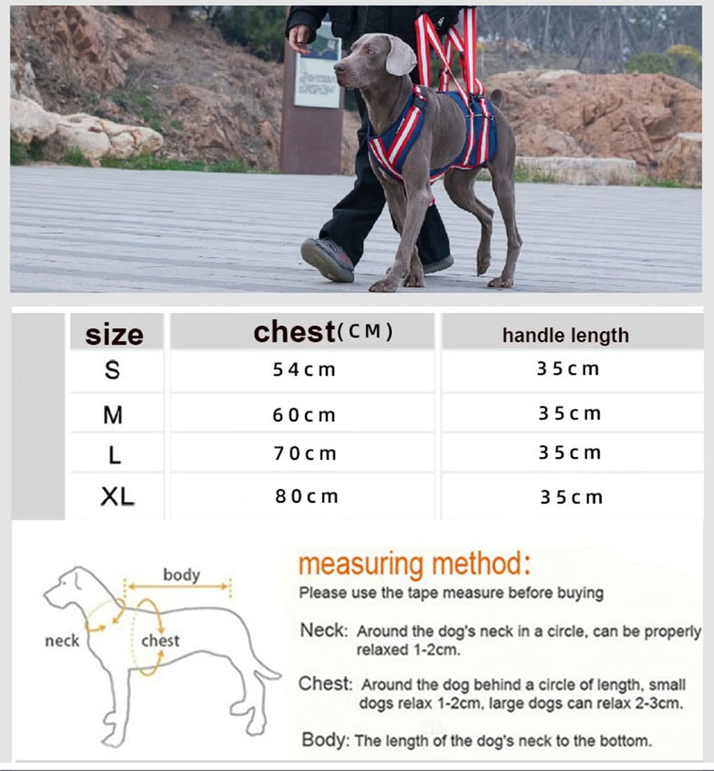 Dog Sling Harness Pet Dog Traction Belt Harness For Large Medium Small Dogs