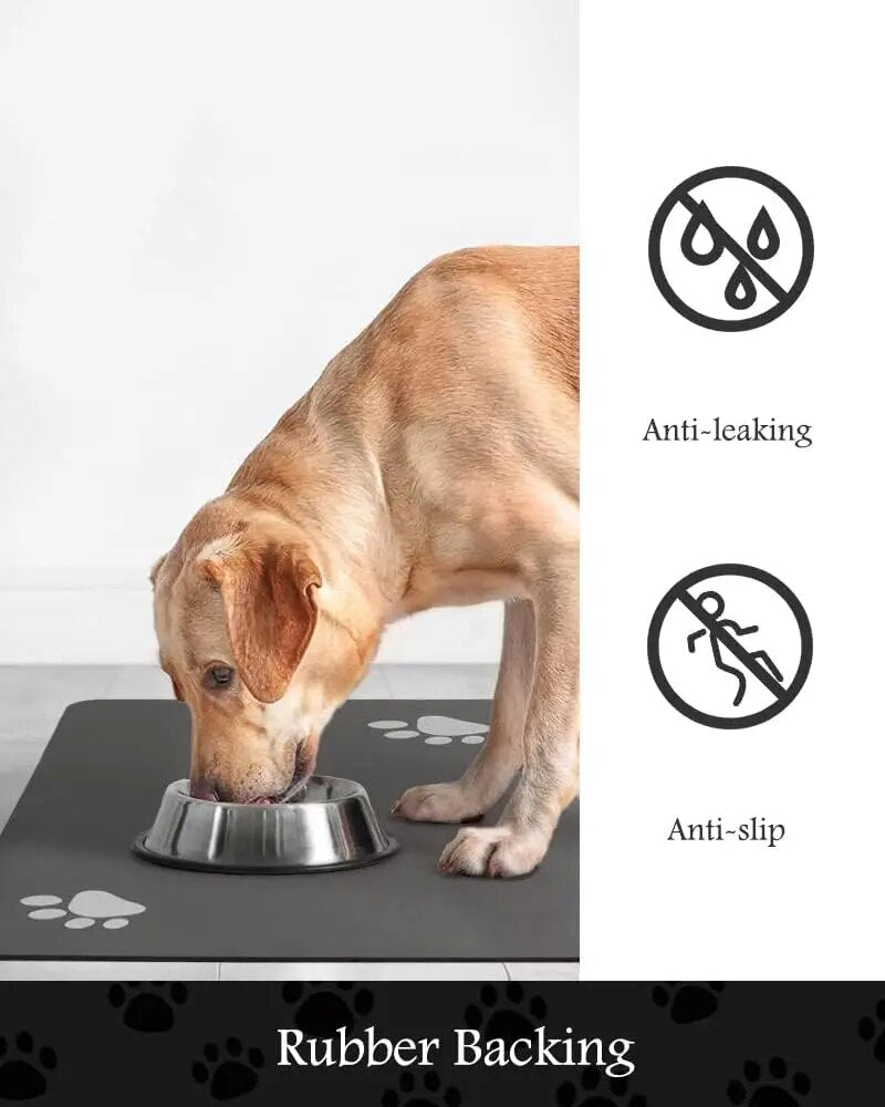 Pet Feeding Mat Absorbent Dog Mat