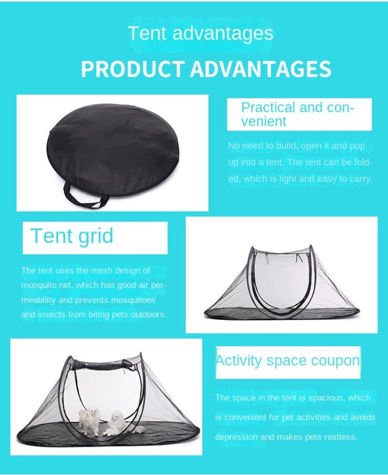 Dog Cage Portable Dog Net Folding Tent