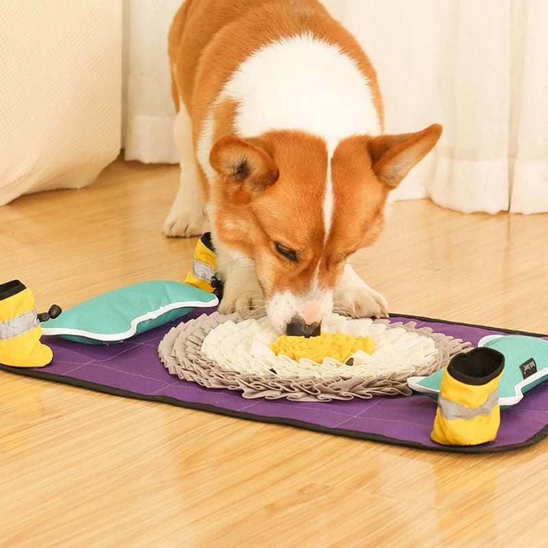 Pet Sniffing Mat Puzzle Hhiding Food Training Olfactory Mat