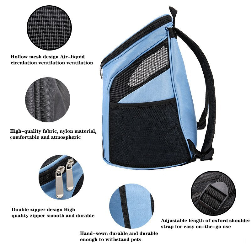 Foldable Pet Cat Dog Carrying Front Bag or Pet Cat Dog Travel