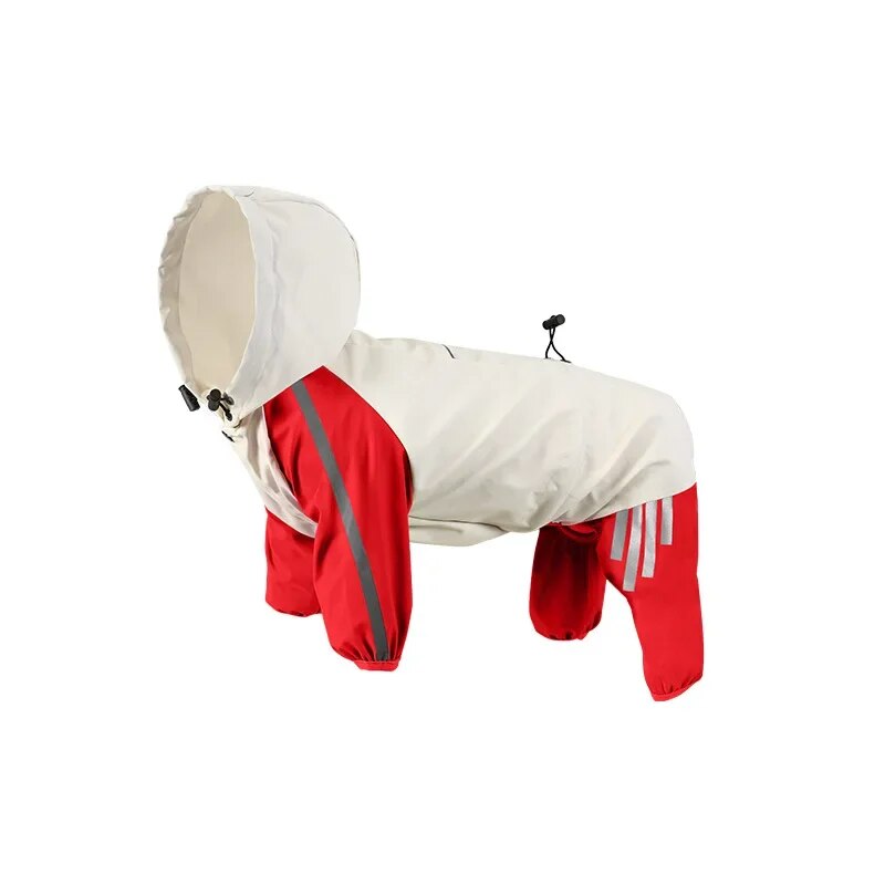 Autumn and Winter Warm Windproof Dog Raincoats Pet Assault Suits
