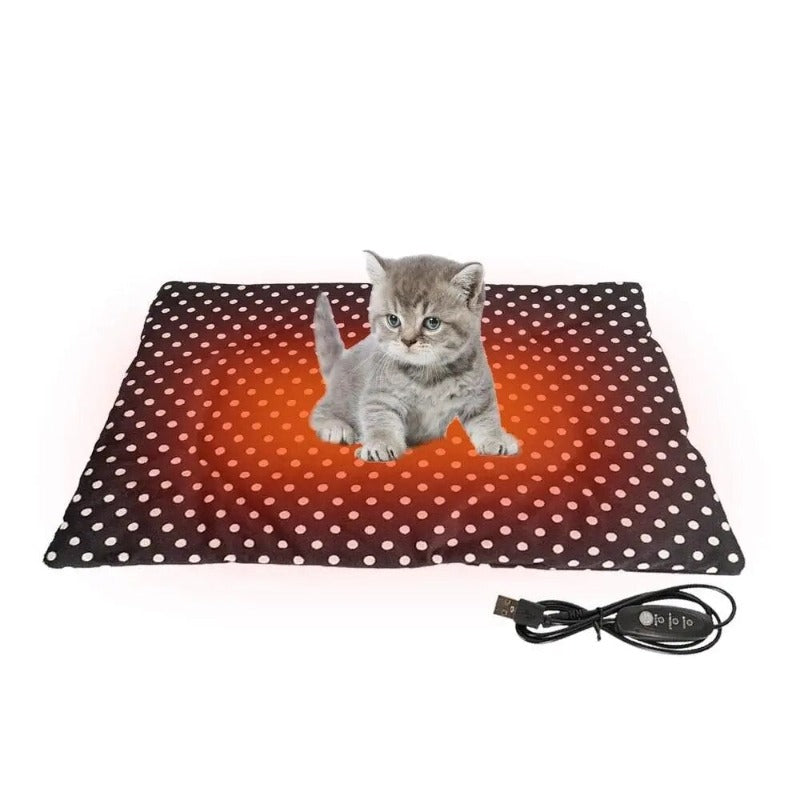 Pet Dog Heating Pad USB Indoor Dog Temperature Three-speed Adjustable Heating Mat