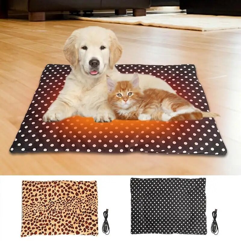 Pet Dog Heating Pad USB Indoor Dog Temperature Three-speed Adjustable Heating Mat