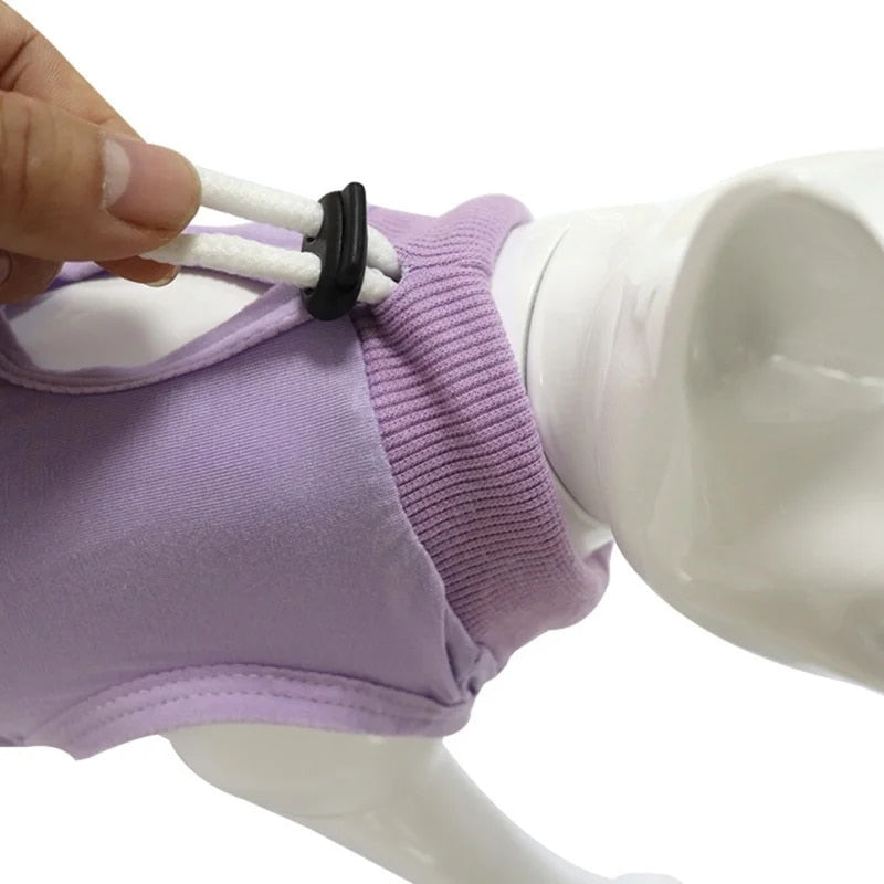 Pet Vest Cat Recovery Suit Jumpsuit Lock After Surgery Wear Vest