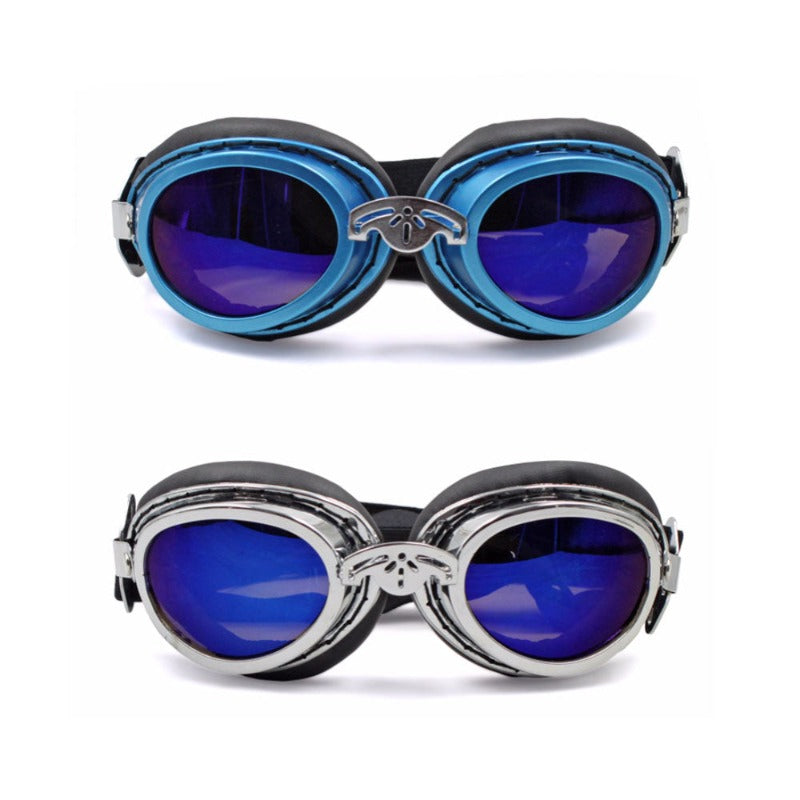 Pet Dog Waterproof Goggles Adjustable Pet Eye Protection Glasses Foldable Strap Sun Sunglasses
