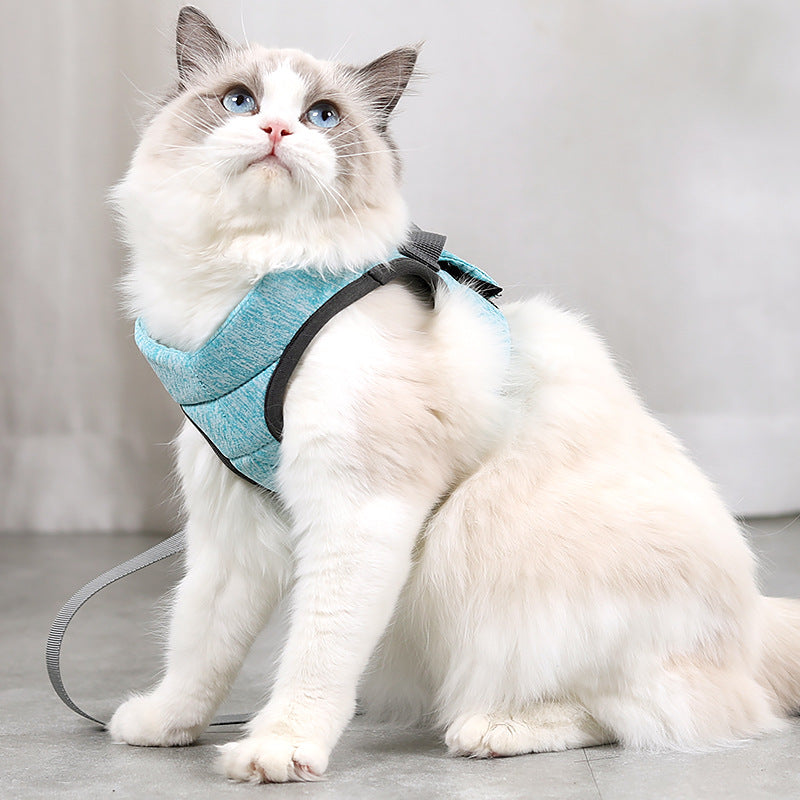Pet Breathable Chest Strap Reflective Anti-Breakaway Adjustable Pet Cat Harness