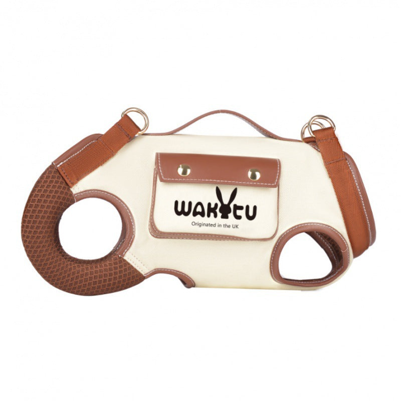 Pet Sling Carrier 900D Canvas Crossbody Dog Lift Harness with Leash For Small Dogs