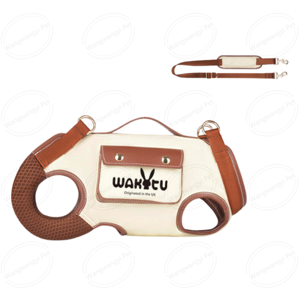 Pet Sling Carrier 900D Canvas Crossbody Dog Lift Harness with Leash For Small Dogs