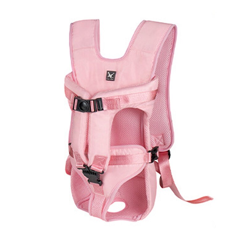 Portable Dog Carrier Adjustable Front Facing Double Shoulder Backpack