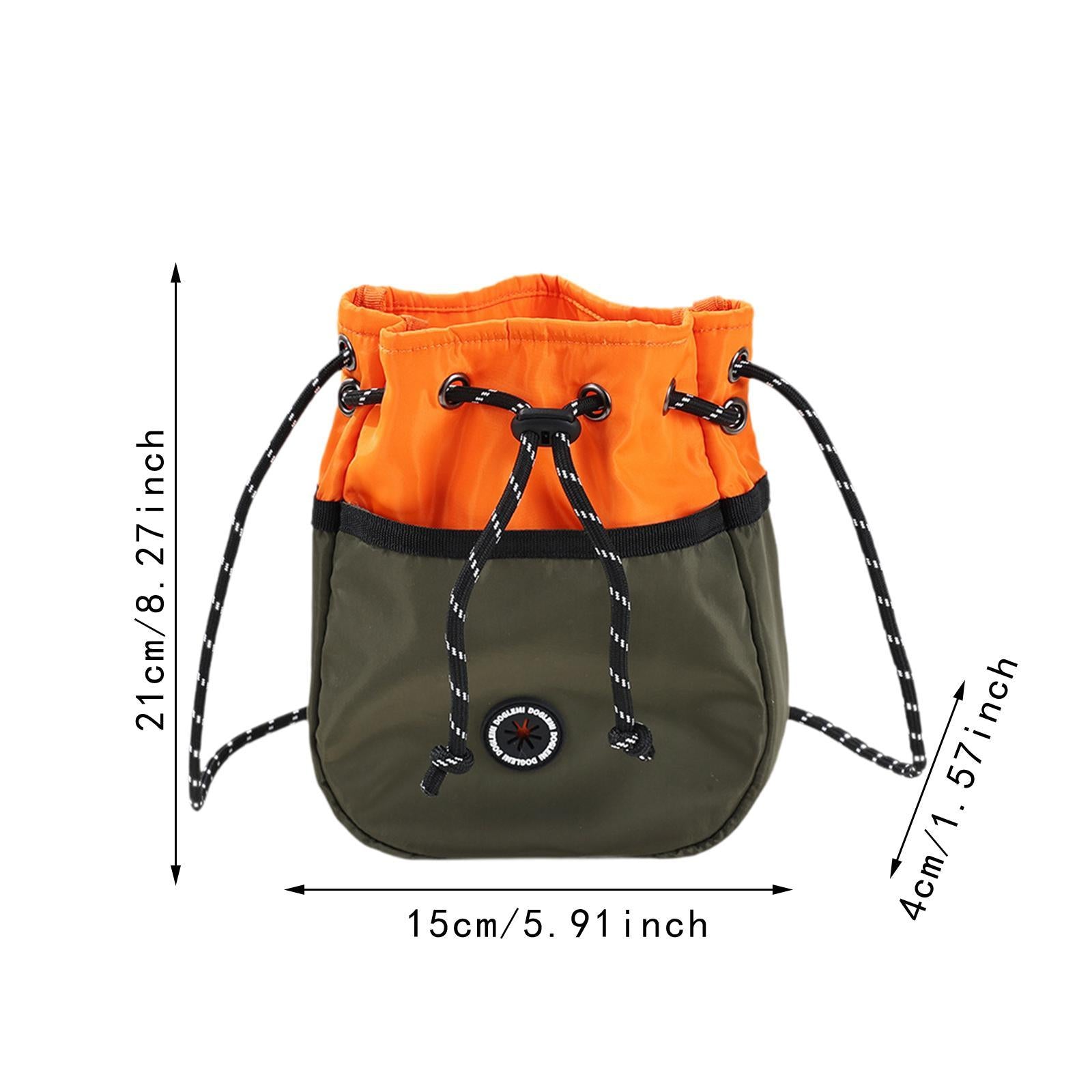 Portable Dog Treat Bag Pocket Sized and Water Resistant Training Waist Bag For Pet Training and Walking Outdoor