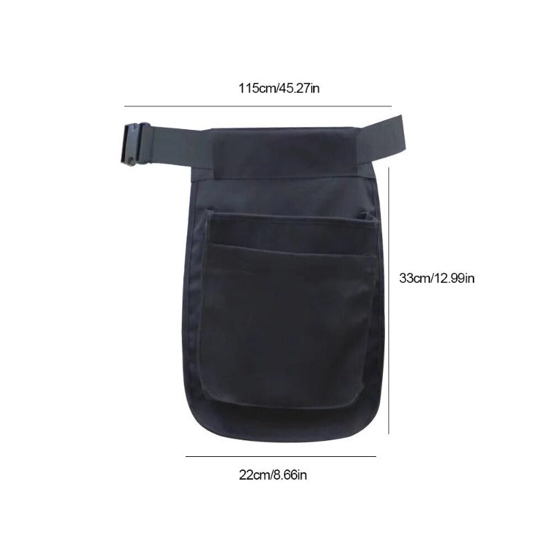 Portable Waist Tool Bag Adjustable Belt Apron Bag Multi-function Electrician Carpenter Tool Bag