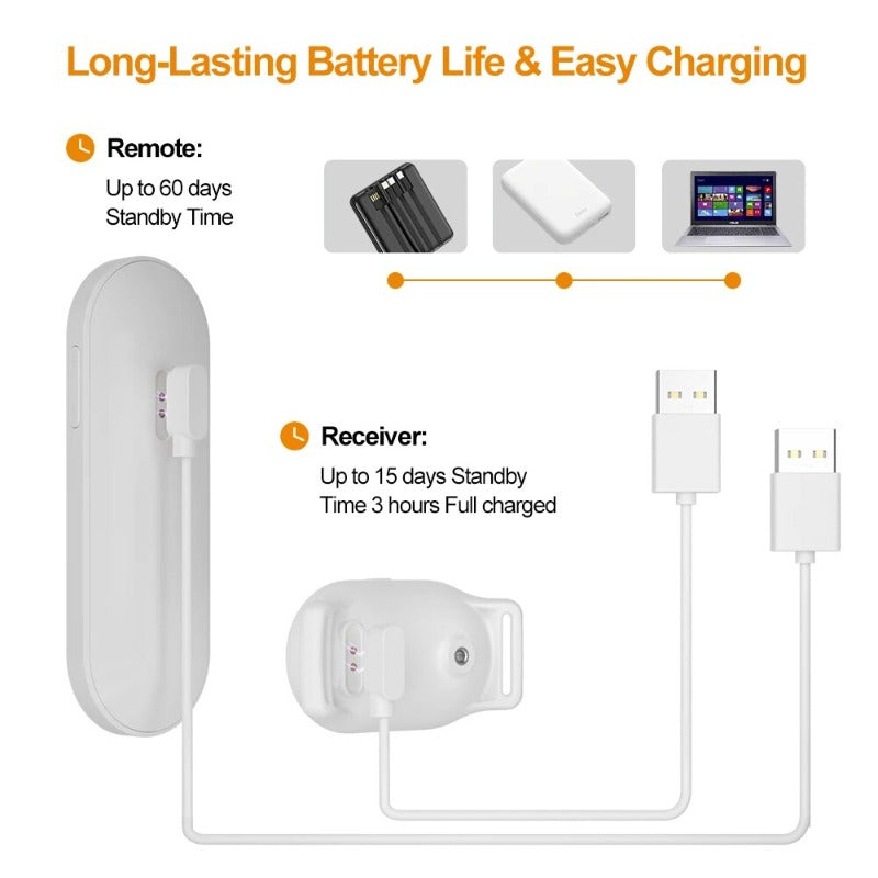 Professional Dog Training Collar Waterproof Rechargeable Dog Shock Collar with Remote and Auto Modes Collar