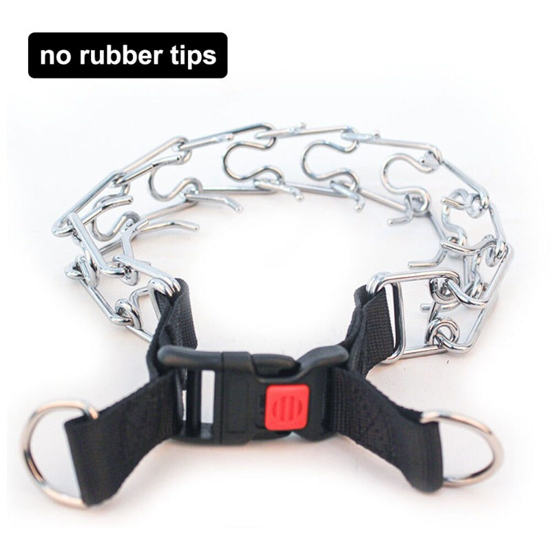 Adjustable Detachable Links Stainless Steel Metal Dog Prong Collar