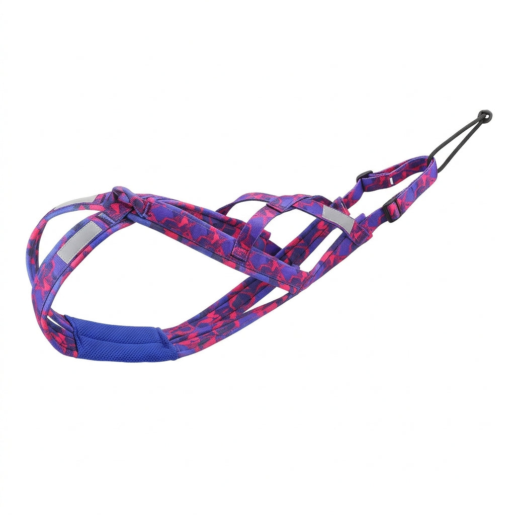 Reflective Dog Sled Harness – Adjustable Padded Pulling Harness