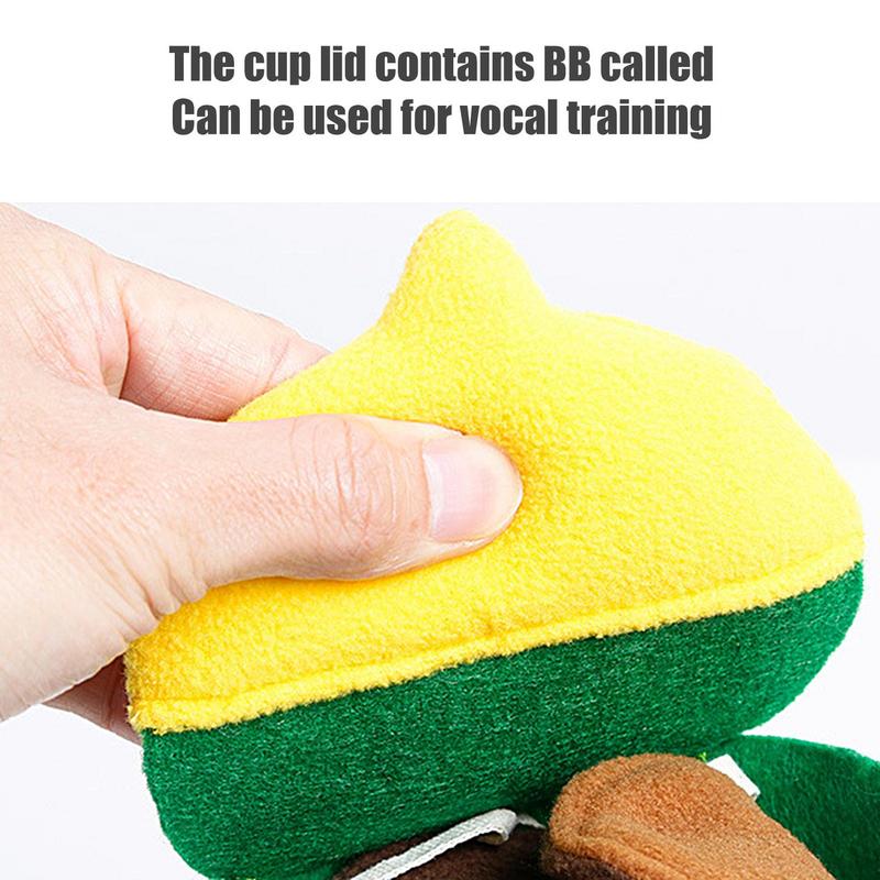 Ramen Noodles Dog Toy Bite-Resistant Plush Food Hide And Sniff Toy