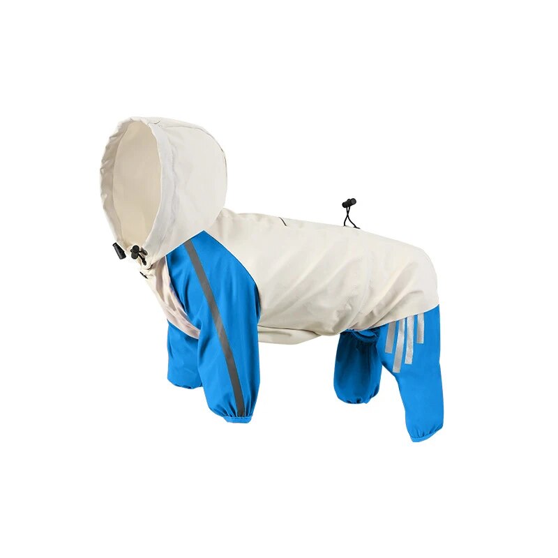 Reflective Dog Raincoat Waterproof Pet Jumpsuit Clothes