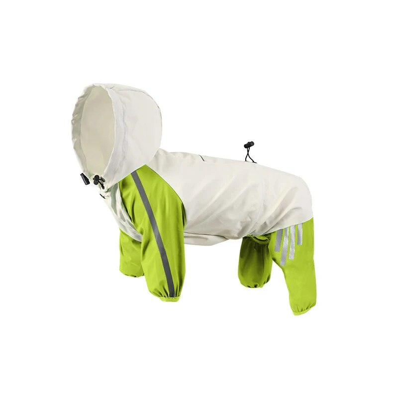 Reflective Dog Raincoat Waterproof Pet Jumpsuit Clothes