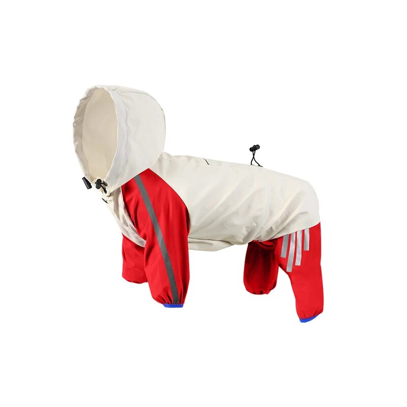 Reflective Dog Raincoat Waterproof Pet Jumpsuit Clothes