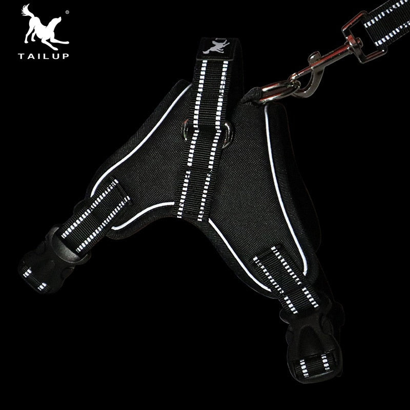 Reflective Pet Dog Chest Strap Oxford Dog Harness Vest