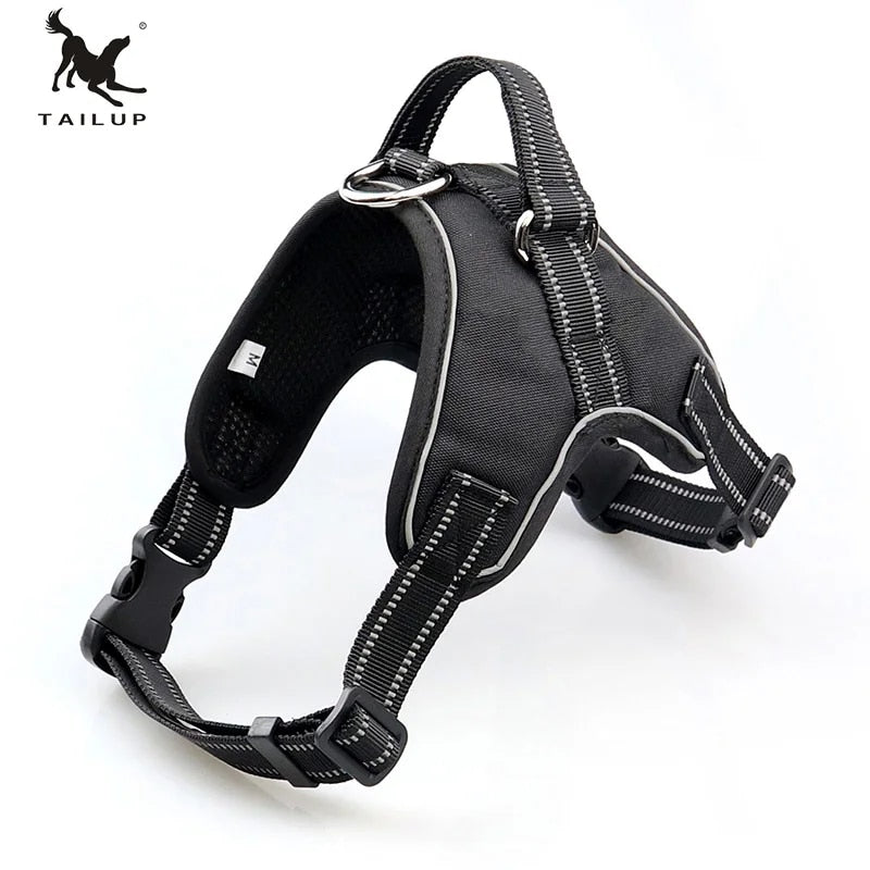 Dogs Harness Leash Set djustable Safety Reflective Pet Vest Harness With Handle Control