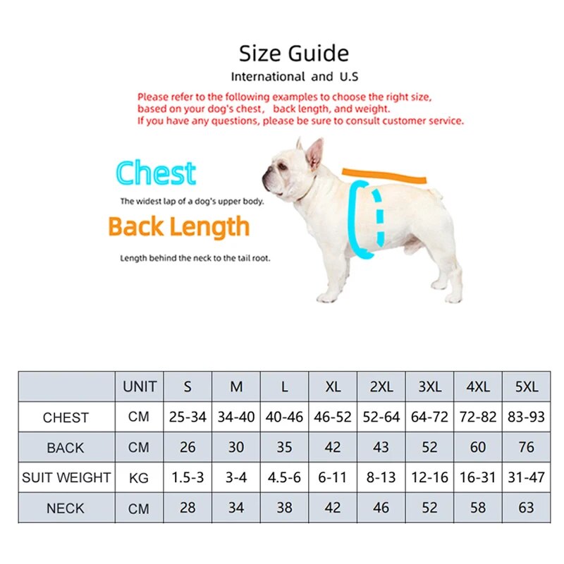 Reflective Dog Clothes Waterproof Coats Windproof Raincoat