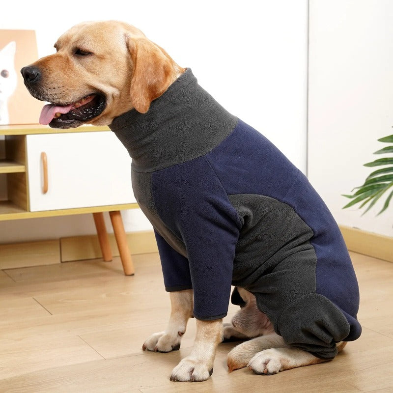 Dog Fleece Jacket Warm Winter Dog Coat Turtleneck Pullover