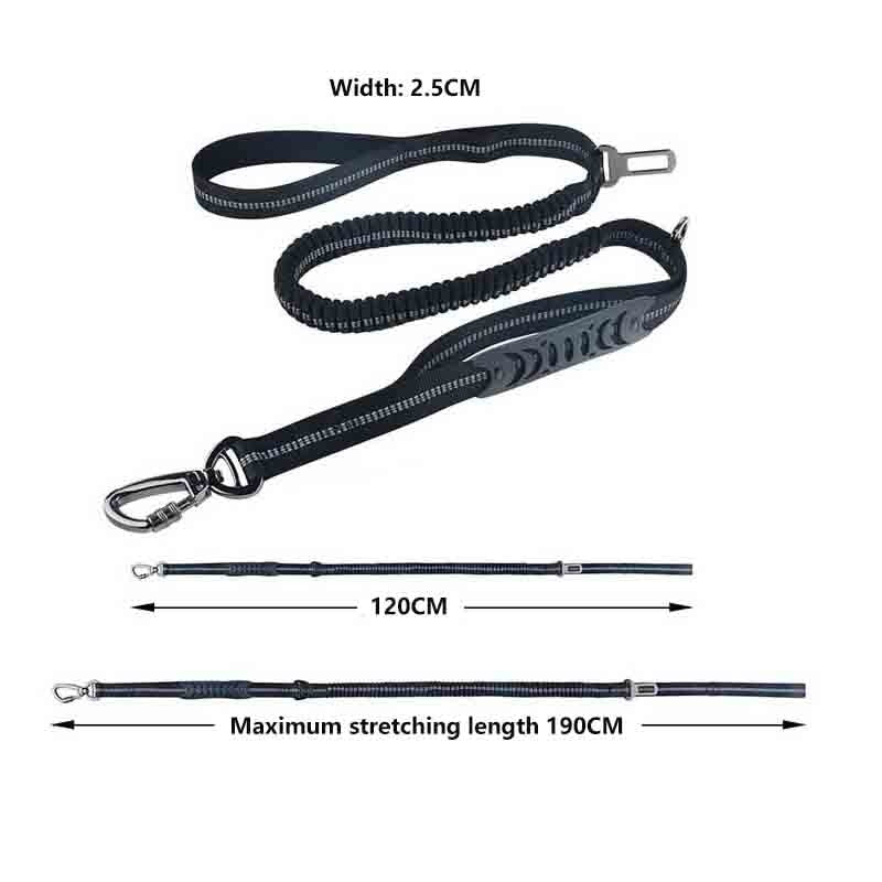 Dog Leash Rope Nylon Reflective Explosion-Proof Durable Leash For Large Dog