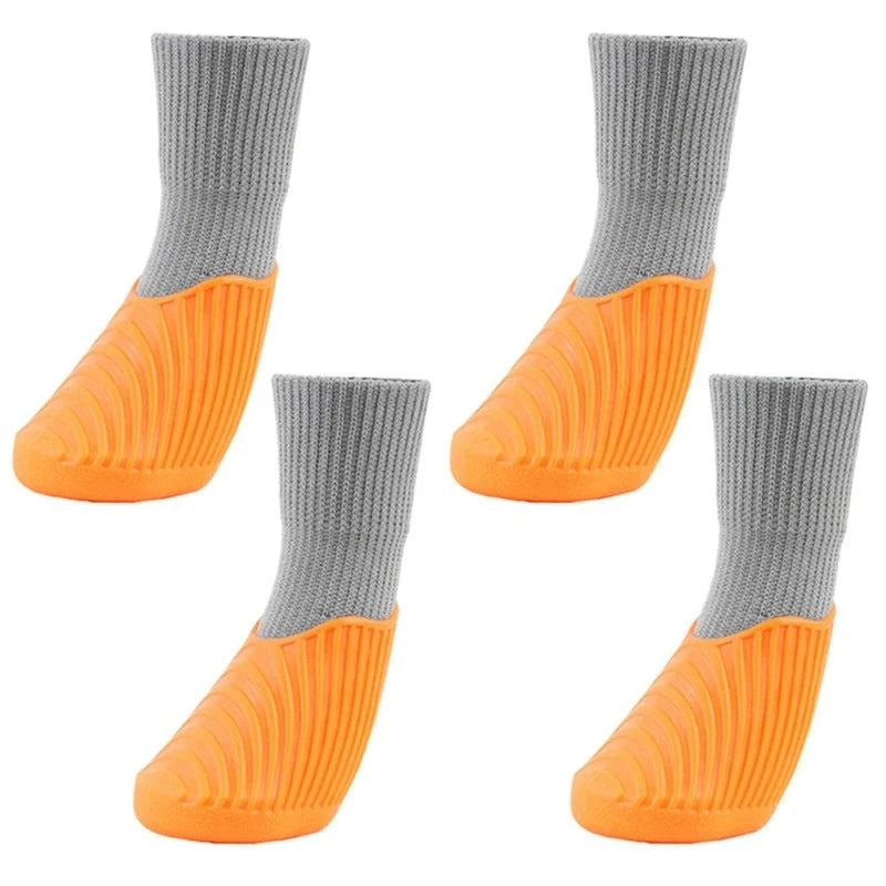 4pcs Set Dog Paw Protecto Boots Waterproof Rain